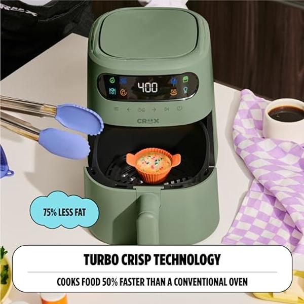COSORI Air Fryer Pro LE 5-Qt Airfryer, With 20PCS paper liners, 10 Functions that Dry, Bake, Roast &Preheat, Shake Reminder, Up to 450℉, 85% Oil less, Compact, 130+ Recipes, Dishwa