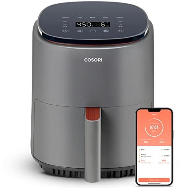 COSORI Air Fryer 4 Qt, 7 Cooking Functions Airfryer, 150+ Recipes on Free App, 97% less fat Freidora de Aire, Dishwasher-safe, Designed for 1-3 People, Lite 4.0-Quart, Smart, Truff