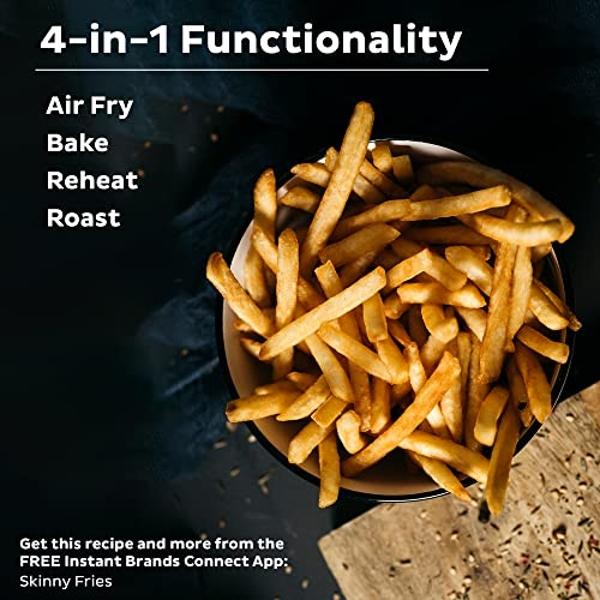 RAMJOY Air Fryer 6.8 Quarts, 10-in-1 Functions, Air Fry, Roast, Bake, Broil, Dehydrate, Large & Compact Air Fryers, Nonstick & Dishwasher-Safe Airfryer Basket, Stainless Steel Air 