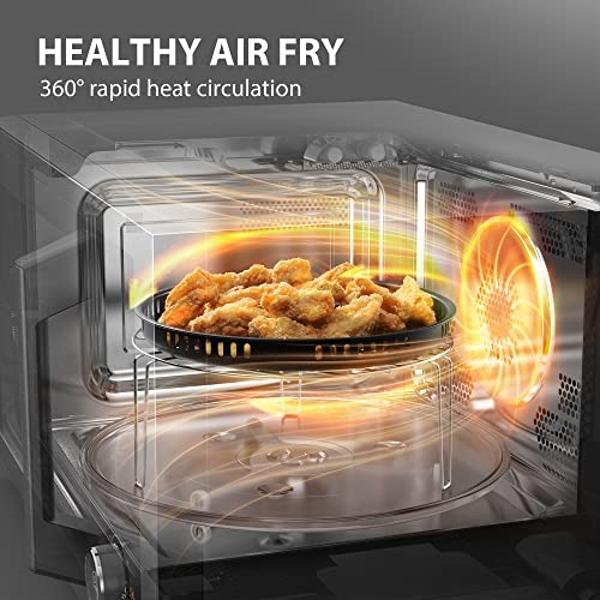 Gotham Steel Air Fryer Tray, 2 Piece Nonstick Copper Crisper Air Fry Basket For Convection Oven, Also Great For Baking & Crispy Foods, Dishwasher Safe – Large, 12.5” x 9”