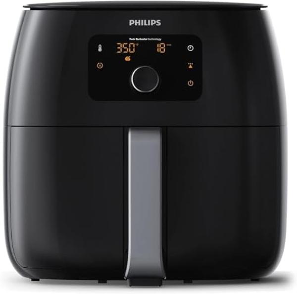 GoWISE USA 1700-Watt 5.8-QT 8-in-1 Digital Air Fryer with Recipe Book, Black