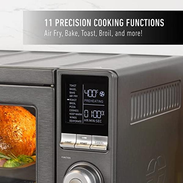 Breville BOV950BST Joule Smart Countertop Oven Air Fryer Pro, Black Stainless Steel