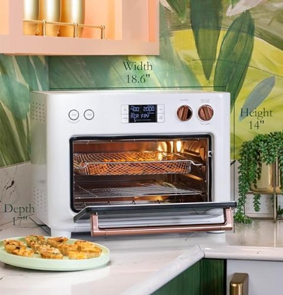Chefman Air Fryer Toaster Oven Combo, 7-in-1, Convection Oven Countertop Extra Large 19 Quart Oven Air Fryer, Cook a 10-Inch Pizza, 4 Slice Toaster, Integrated Timer, Auto-Shutoff,