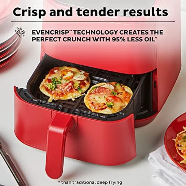 GoWISE USA 14.7-Quart Air Fryer Grill with Dual Heating Elements & Oven with Rotisserie, Dehydrator, Preheat and Broil Functions + 11 Accessories with 2 Recipe Books (Stainless Ste