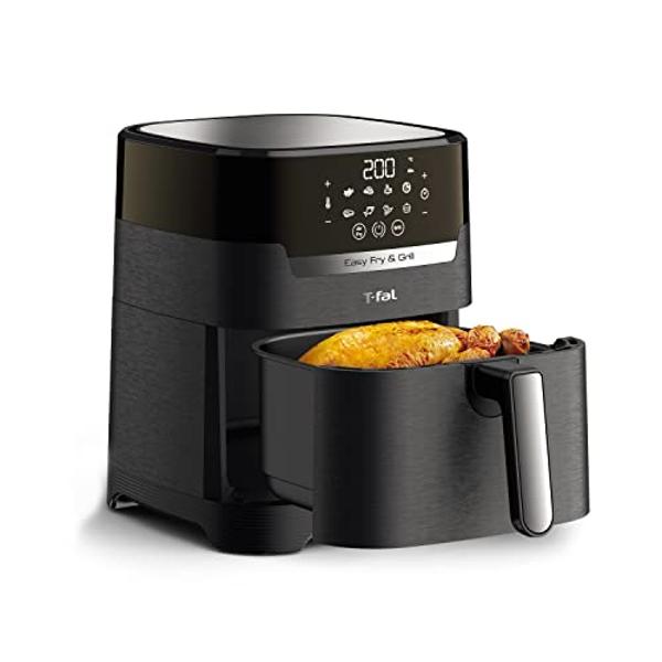 GoWISE USA 1700-Watt 5.8-QT 8-in-1 Digital Air Fryer with Recipe Book, Black