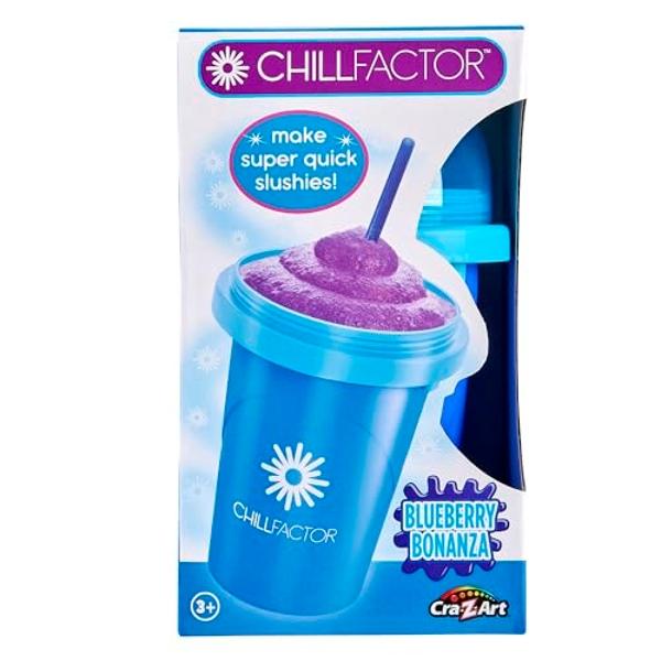 ZOKU Original Slush and Shake Maker, Slushy Cup 2 Pack for Quick Frozen Homemade Single-Serving Slushies, Fruit Smoothies, and Milkshakes in Minutes, BPA-free, Red/Blue Set of 2