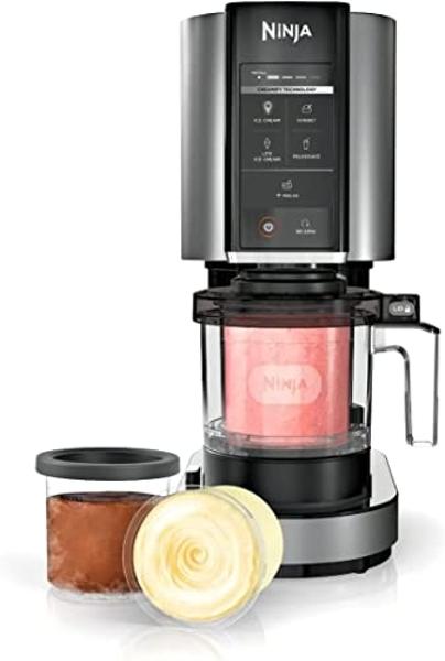 Ninja DZ550 Foodi 10 Quart 6-in-1 DualZone Smart XL Air Fryer with 2 Independent Baskets, Smart Cook Thermometer for Perfect Doneness, Match Cook & Smart Finish to Roast, Dehydrate