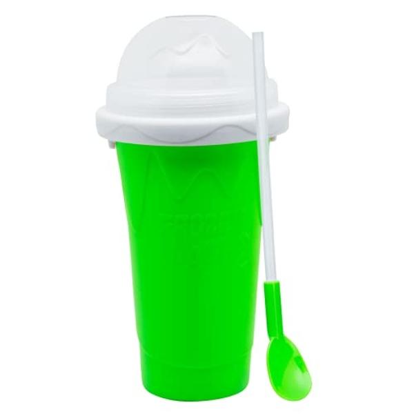 Slushie Maker Cup, Magic Quick Frozen Smoothies Cup for Homemade Milk Shake Ice Cream Maker, Cooling Cup, Double Layer Squeeze Slushy Maker Cup, Birthday Gifts for Friends,Family (