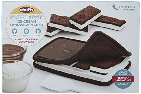 Chef'n 107-821-251 Sweet Spot Ice Cream Sandwich Maker, One Size, Black