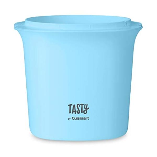 Nostalgia Electric Ice Cream Maker - Old Fashioned Soft Serve Ice Cream Machine Makes Frozen Yogurt or Gelato in Minutes - Fun Kitchen Appliance - Modern Style - Aqua - 2 Quart