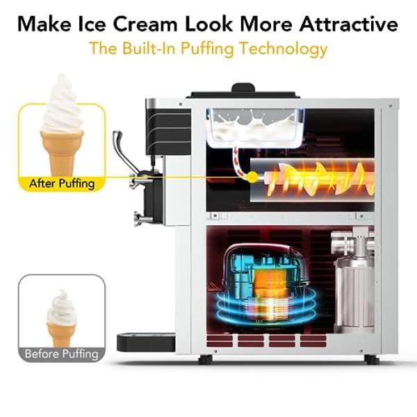 Hamilton Beach Electric Automatic Ice Cream Maker & Frozen Yogurt Machine, Makes Custard, Sorbet, Gelato and Sherbet, 4 Quart, White (68330N)