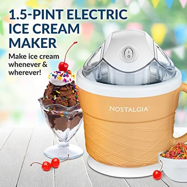 Whynter Ice Cream Maker Machine Automatic 2.1 Qt. Upright with Built-In Compressor, LCD Digital Display & Timer, No Pre-Freezing, ICM-201SB, Stainless Steel