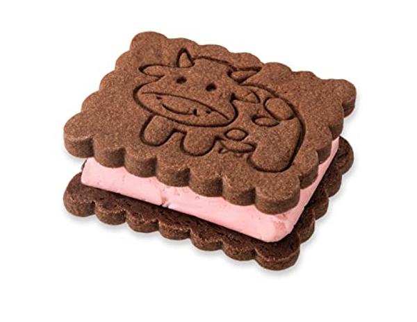 Mobi Silicone Ice Cream Sandwich Maker, Cow