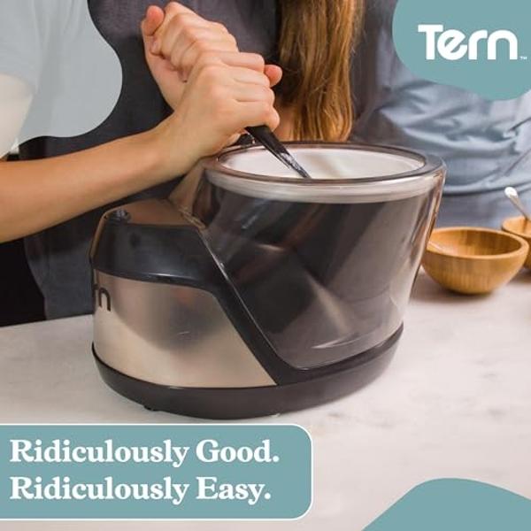 Tern Craft Ice Cream Maker - Artisan Homemade Ice Cream, Gelato and Frozen Custard in Minutes with 1 Pint Freezer Bowl