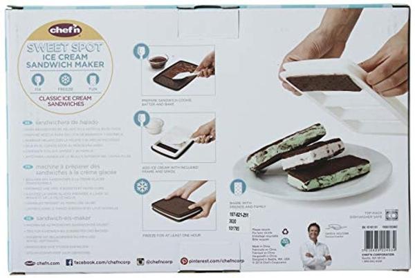Chef'n 107-821-251 Sweet Spot Ice Cream Sandwich Maker, One Size, Black