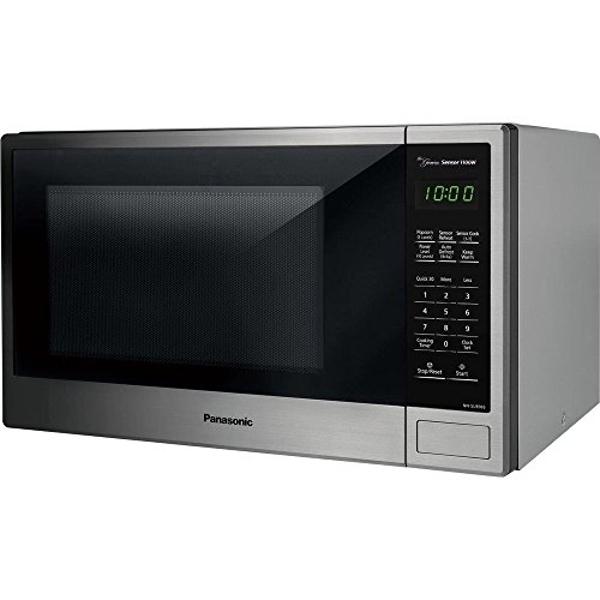 Sharp 1.6 Cu Ft Countertop Microwave - 1100W, Stainless Steel, Sensor Cook, Carousel Turntable