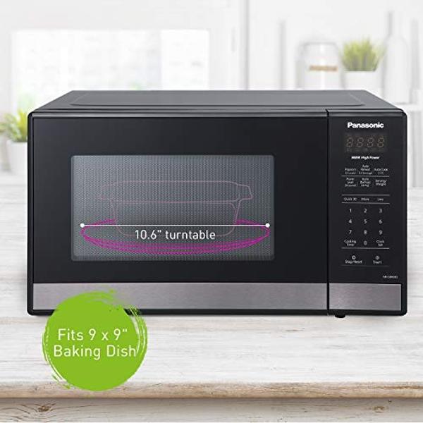 Panasonic Microwave Oven NN-SN686S Stainless Steel Countertop/Built-In with Inverter Technology and Genius Sensor, 1.2 Cubic Foot, 1200W