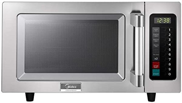 Toshiba ML-EM62P(SS) Large Countertop Microwave with Smart Sensor, 6 Menus, Auto Defrost, ECO Mode, Mute Option & 16.5" Position Memory Turntable, 2.2 Cu Ft, 1200W, Stainless Steel