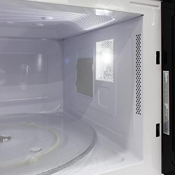 BRAMA Microwave Oven Built-In 1200-Watts with 10 Power Levels Pre-Set Cooking Settings and Express Cook, Sensor and Speed Cooking and Silent Mode with Glass Turntable, 2.2 Cu.Ft., 