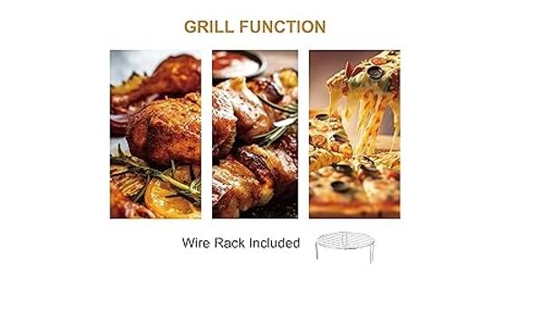 Emerson MWG1191SB Countertop Microwave Oven with 1100W Grill Function, Sleek Mirrored Finish 10 Power Levels, 6 Auto Menus, Glass Turntable and Child Safe Lock, 1.1 Cu. Ft, Stainle