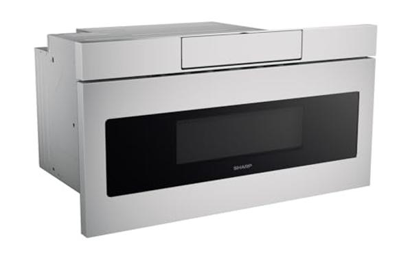 Sharp Built-In Microwave Drawer, Stainless Steel - SMD3070ASY model