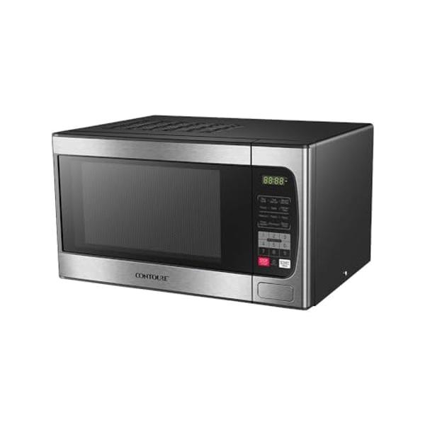 Panasonic NN-SN65KW Microwave Oven with Inverter Technology, 1200W, 1.2 cu.ft. Small Genius Sensor One-Touch Cooking, Popcorn Button, Turbo Defrost-NN-SN65KW-(White)