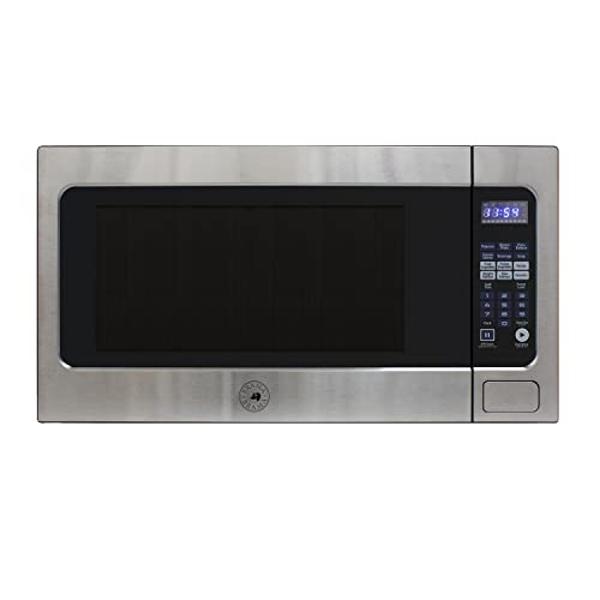 BRAMA Microwave Oven Built-In 1200-Watts with 10 Power Levels Pre-Set Cooking Settings and Express Cook, Sensor and Speed Cooking and Silent Mode with Glass Turntable, 2.2 Cu.Ft., 