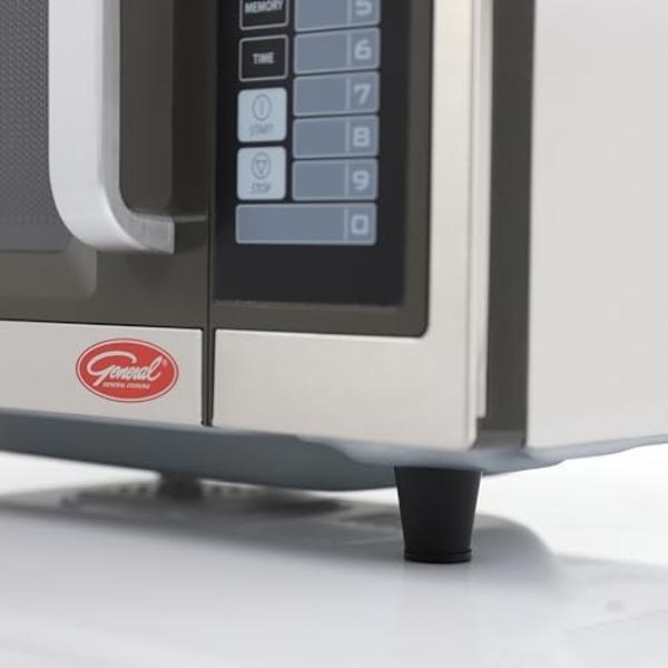 Emerson MW9255B Countertop Microwave Oven, 6 Pre-Programmed Settings, Removable Glass Turntable and Child Safety Lock, 0.9 Cu ft, 900W, Black