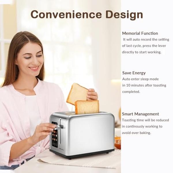 Nostalgia 2 Slot Hot Dog and Bun Toaster with Mini Tongs, Retro Toaster, Cooker that Works Chicken, Turkey, Veggie Links, Sausages Brats, Metallic Red