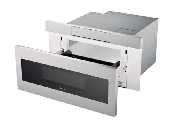 Sharp Built-In Microwave Drawer, Stainless Steel - SMD3070ASY model
