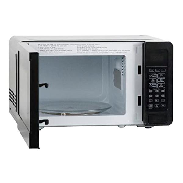 West Bend Microwave Oven 700-Watts Countertop Compact Footprint with 6 Pre Cooking Settings, Speed Defrost, Electronic Control Panel and Glass Turntable Perfect for Small Spaces, 0