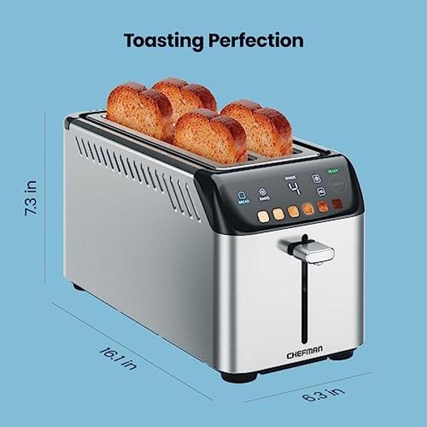 Nostalgia Grilled Cheese Toaster with Easy-Clean Toaster Baskets and Adjustable Toasting Dial with Wide Slots