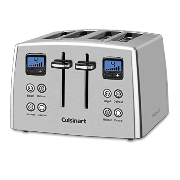 Cuisinart CPT-435P1 4-Slice Countdown Motorized Toaster, Stainless Steel