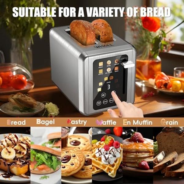 Nostalgia Grilled Cheese Toaster with Easy-Clean Toaster Baskets and Adjustable Toasting Dial with Wide Slots