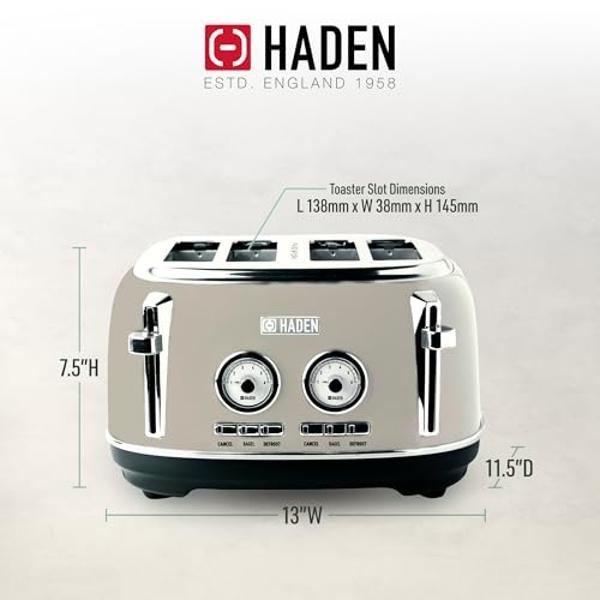 Revolution R180 Connect Smart Toaster Bundle with Toastie Press – Touchscreen, 2-Slice Wide Slot, InstaGLO Tech – Toast Bread, Bagels, Waffles, Muffins, Tortillas, Pastries – Black
