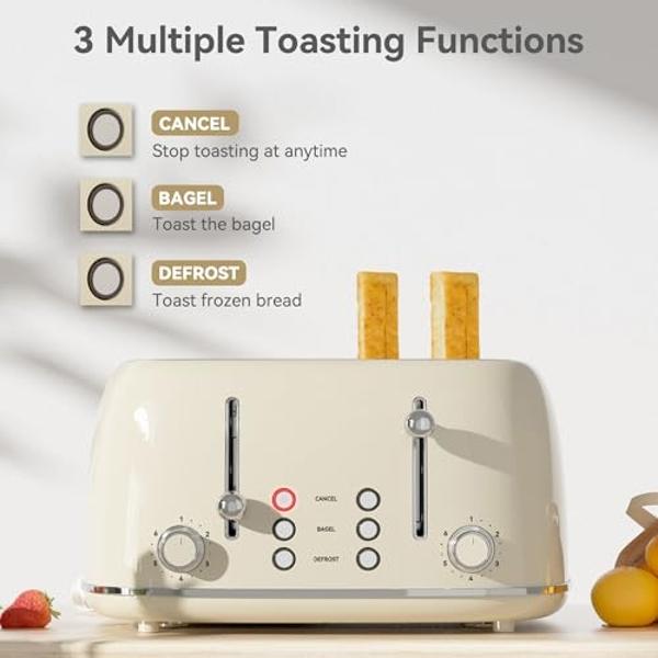 Revolution R180 Connect Smart Toaster Bundle with Toastie Press – Touchscreen, 2-Slice Wide Slot, InstaGLO Tech – Toast Bread, Bagels, Waffles, Muffins, Tortillas, Pastries – Black