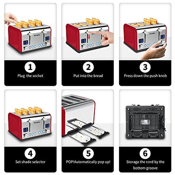 Roaster Oven 24 Quart, Electric Roaster Oven with Viewing Lid, Electric Turkey Roaster Pan with Defrost & Warm Function, Fast-Heating Turkey Roaster with Removable Pan & Rack, Stai