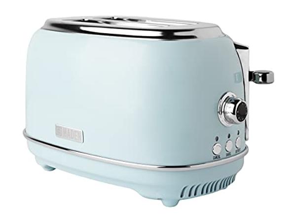 Toaster 4 Slice, Extra Wide Slots, Stainless Steel with High Lift Lever, Bagel and Muffin Function, Removal Crumb Tray, 7-Shade Settings with Warming Rack, Silver, Yabano