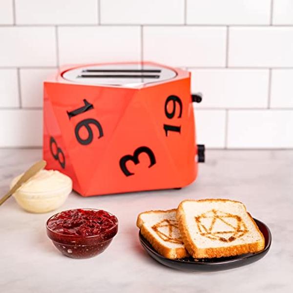 Uncanny Brands Dungeons & Dragons Halo Toaster - Toasts D and D Logo on Your Bread
