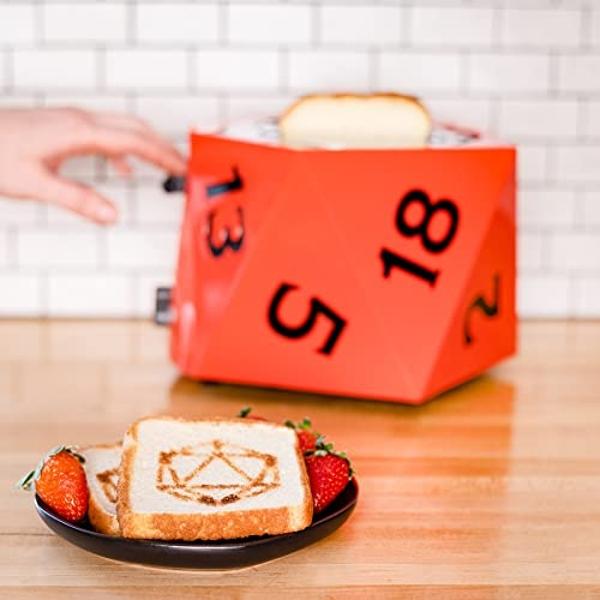 Uncanny Brands Dungeons & Dragons Halo Toaster - Toasts D and D Logo on Your Bread