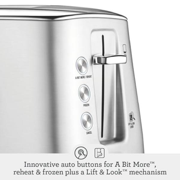 Breville Luxe Toaster 2 Slice BTA735BSS, Brushed Stainless Steel