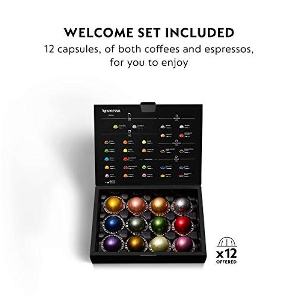 Nespresso Vertuo Plus Deluxe Coffee and Espresso Maker by De'Longhi, Matte Black
