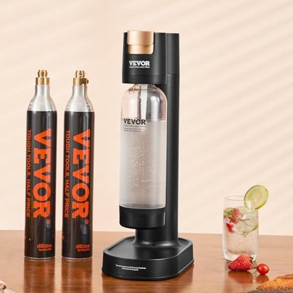 MOSA Soda Splash Portable Soda Maker Water Bottle Made from Food-Grade Stainless Steel, 750 ml (25 oz) - Make Healthy and Tasty Fizzy Drinks Instantly!