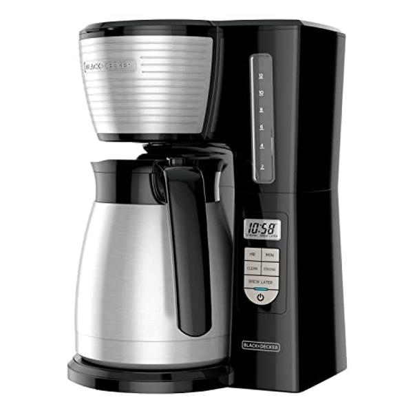 Ninja CFP451CO DualBrew System 14-Cup Coffee Maker, Single-Serve Pods & Grounds, 4 Brew Styles, Built-In Fold Away Frother, 70-oz. Water Reservoir & Carafe, Black (Renewed)
