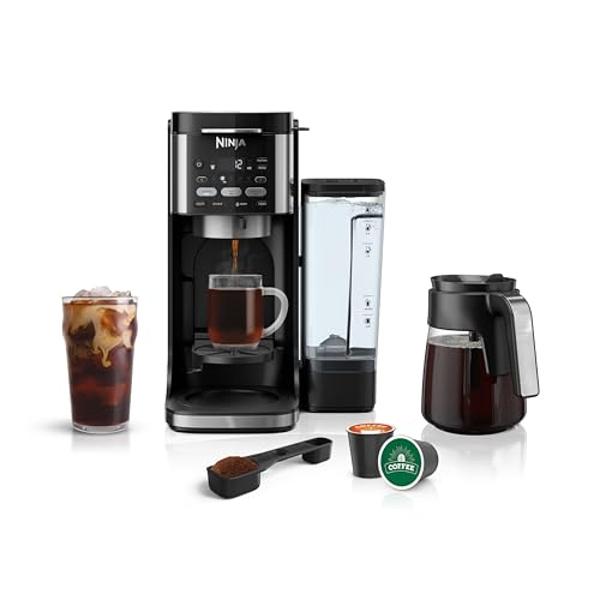 Ninja Drip Coffee Maker With K Cup Combo, DualBrew Pro Specialty Coffee Machine, Hot and Iced Coffee Maker Compatible with K-Cup Pods, 12 Cup Single Serve Coffee Maker with Paper F