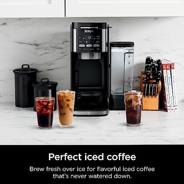 Ninja Drip Coffee Maker With K Cup Combo, DualBrew Pro Specialty Coffee Machine, Hot and Iced Coffee Maker Compatible with K-Cup Pods, 12 Cup Single Serve Coffee Maker with Paper F