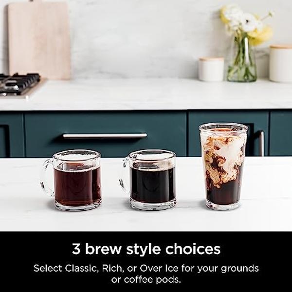 Ninja Drip Coffee Maker With K Cup Combo, DualBrew Pro Specialty Coffee Machine, Hot and Iced Coffee Maker Compatible with K-Cup Pods, 12 Cup Single Serve Coffee Maker with Paper F