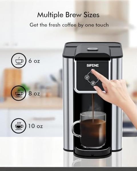 Cuisinart Coffee Maker Barista System, Coffee Center 4-In-1 Coffee Machine, Single-Serve Coffee, Espresso & Nespresso Capsule Compatible, 12-Cup Carafe, Matte Black, SS-4N1MBNAS