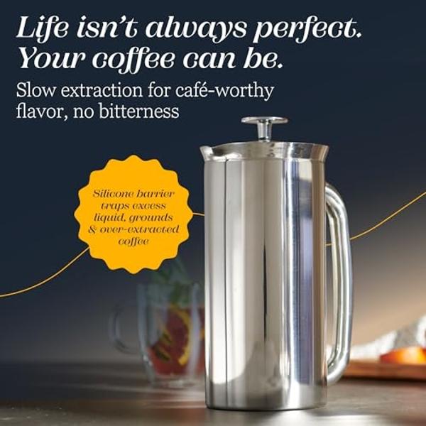 Technivorm Moccamaster 79317 KBGT thermal Carafe 10-Cup Coffee Maker 40 Ounce, Stone Grey 1.25l