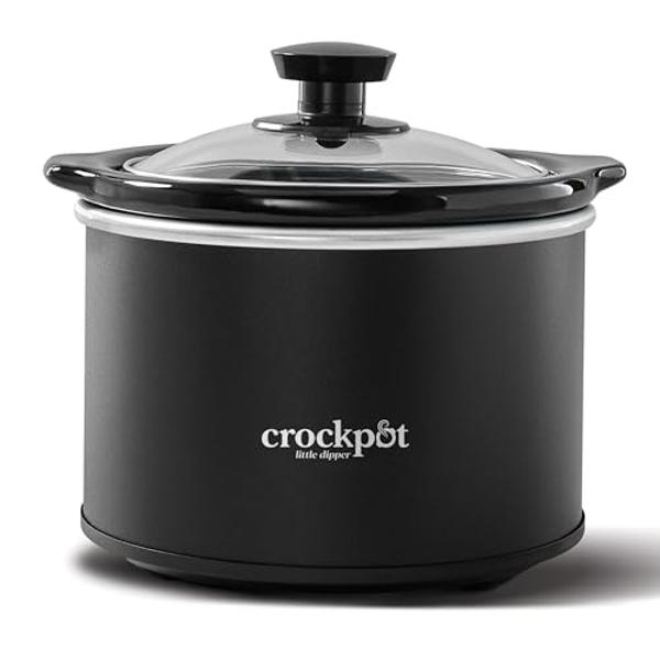 Crock-Pot 1.5-Quart Mini Warming Slow Cooker Manual, Great for Soups and Dips, Black